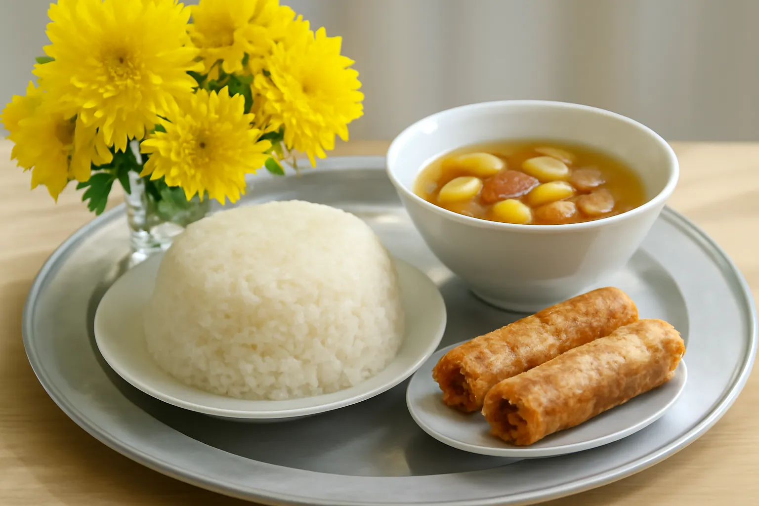 Mâm cỗ và lễ tiết
